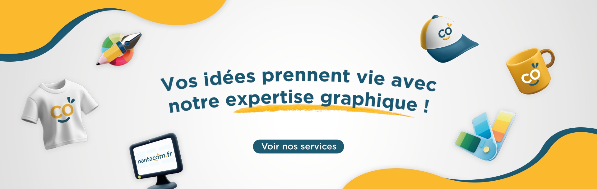 Vos idées prennent vie avec notre expertise graphique!