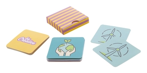 Jeu de mémory en papier avec motifs thématiques - fabrication europe personnalisable