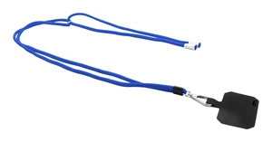 Tour de cou support pour téléphone portable en RPET réglable en longueur personnalisable