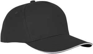 Casquette sandwich 5 panneaux - Panneau frontal renforcé personnalisable