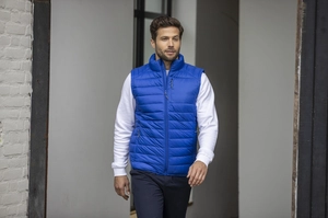 Bodywarmer matelassé Homme en nylon recyclé  personnalisable