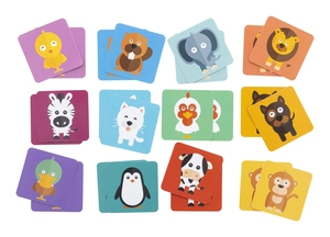 Jeu de mémory en papier avec motifs thématiques - fabrication europe personnalisable