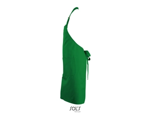 Tablier long avec poches en polyester et coton personnalisable