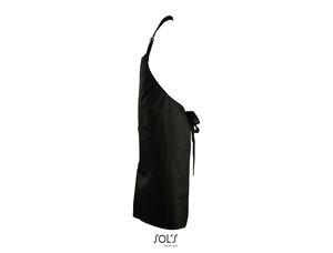 Tablier long avec poches en polyester et coton personnalisable