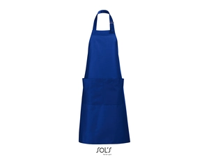 Tablier long avec poches en polyester et coton personnalisable