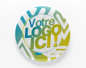 Badge attache magnétique - Diamètre 45mm - Made in France personnalisable