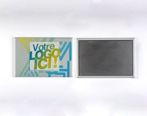 Badge Magnet Décoratif - 80x54mm - Made in France personnalisable