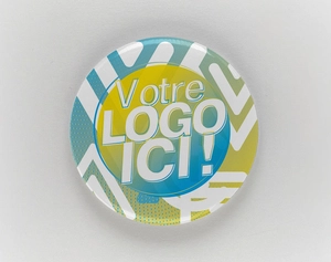 Badge Magnet Décoratif - Diamètre 88mm - Made in France