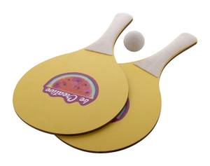 Jeu tennis de plage personnalisé - fabrication Europe personnalisable