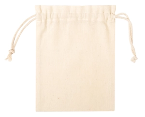 Pochon en coton personnalisé - fermeture cordelette personnalisable