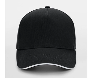 Casquette 5 panneaux bicolore - Taille réglable Rip-Strip® personnalisable