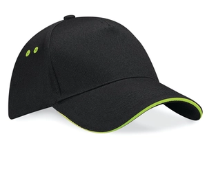 Casquette 5 panneaux bicolore - Taille réglable Rip-Strip® personnalisable