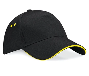 Casquette 5 panneaux bicolore - Taille réglable Rip-Strip® personnalisable