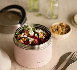 Boîte repas avec poignée isotherme QWETCH - 650 ml personnalisable