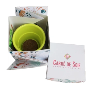Kit 4 saisons avec sachets de graines et boite surprise personnalisable