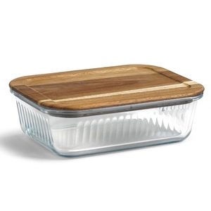 Boîte repas 1L en verre borosilicate