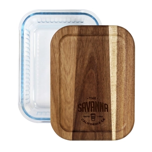 Boîte repas 1L en verre borosilicate personnalisable