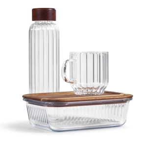 Boîte repas 1L en verre borosilicate personnalisable