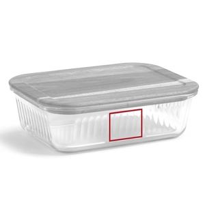 Boîte repas 1L en verre borosilicate personnalisable