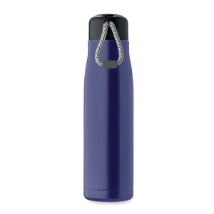 Bouteille à double paroi en acier inoxydable recyclé avec poignée 500ml personnalisable