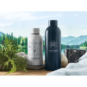 Bouteille à simple paroi en acier inoxydable recyclé 500 ml personnalisable