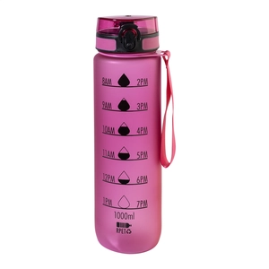 Bouteille avec graduation en RPET - 1 litre