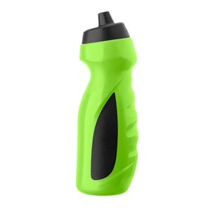 Bouteille de sport avec poignée pratique en plastique PE solide personnalisable