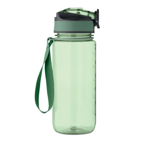 Bouteille de sport motivante en RPET avec paille intégrée personnalisable