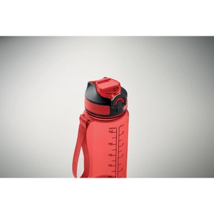 Bouteille de sport motivante en RPET avec paille intégrée personnalisable