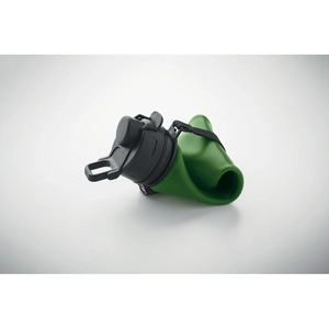 Bouteille de sport pliable en silicone avec couvercle en PP personnalisable