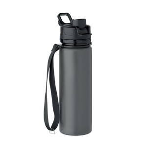 Bouteille de sport pliable en silicone avec couvercle en PP personnalisable