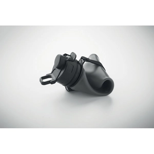 Bouteille de sport pliable en silicone avec couvercle en PP personnalisable