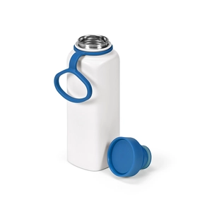 Bouteille double paroi en acier inox recyclé 820 ml avec couvercle 360° personnalisable