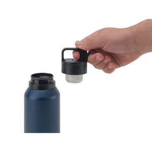 Bouteille en acier inoxydable (91% recyclé) avec double paroi isolée sous vide 590 mL personnalisable