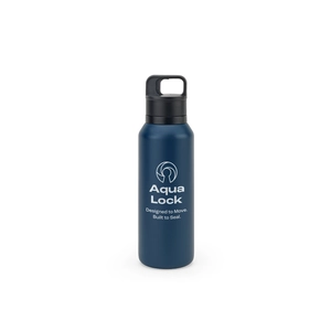 Bouteille en acier inoxydable (91% recyclé) avec double paroi isolée sous vide 590 mL personnalisable