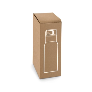Bouteille en acier inoxydable (91% recyclé) avec double paroi isolée sous vide 590 mL personnalisable