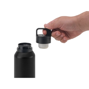 Bouteille en acier inoxydable (91% recyclé) avec double paroi isolée sous vide 590 mL personnalisable