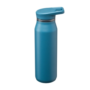 Bouteille en acier inoxydable avec double couvercle et poignée - 750 ml personnalisable