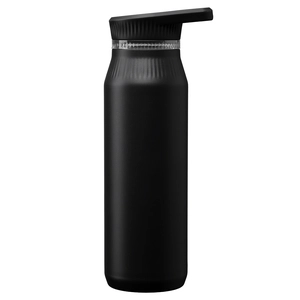 Bouteille en acier inoxydable avec double couvercle et poignée - 750 ml personnalisable
