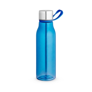 Bouteille en PET recyclé (100 % rPET) avec une finition brillante translucide personnalisable