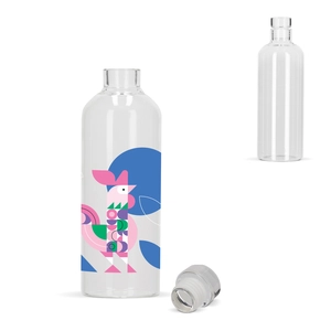 Bouteille en verre borosilicaté 750ml personnalisable