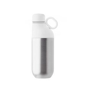 Bouteille et gobelet 2 en 1 (500 ml / 370 ml) Double paroi en acier inoxydable recyclé et ABS personnalisable