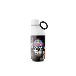 Bouteille et gobelet 2 en 1 (500 ml / 370 ml) Double paroi en acier inoxydable recyclé et ABS personnalisable