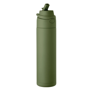 Bouteille isolée à double paroi en acier inoxydable recyclé personnalisable