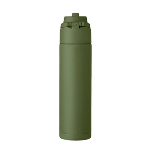 Bouteille isolée à double paroi en acier inoxydable recyclé personnalisable