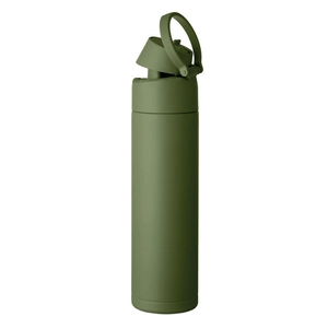 Bouteille isolée à double paroi en acier inoxydable recyclé personnalisable