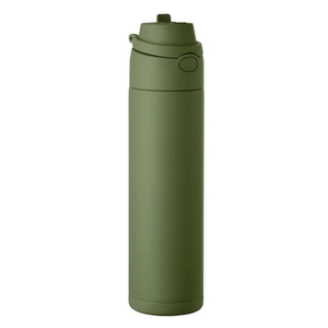 Bouteille isolée à double paroi en acier inoxydable recyclé personnalisable