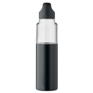 Bouteille rechargeable 2 en 1 en Tritan et gobelet double paroi personnalisable