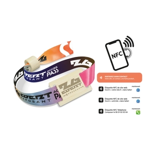 Bracelet avec puce NFC
