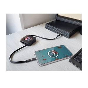 Câble de charge rétractable 4 en 1 personnalisable